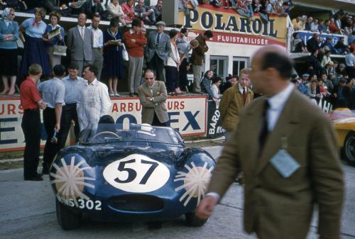 Jaguar D-Type at Le Mans 1958