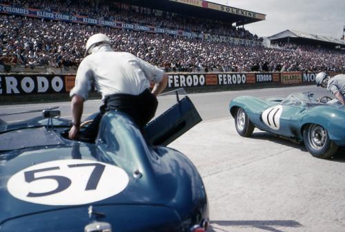 The start of the 1958 Le Mans Race