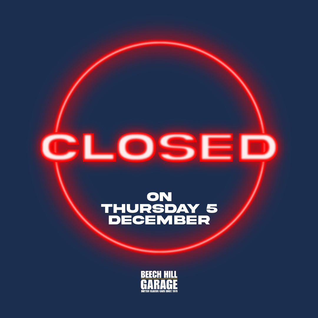 CLOSED FOR THE DAY ON THURSDAY 5 DECEMBER 2024